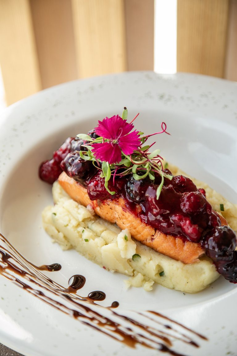 Salmon de frutos rojos